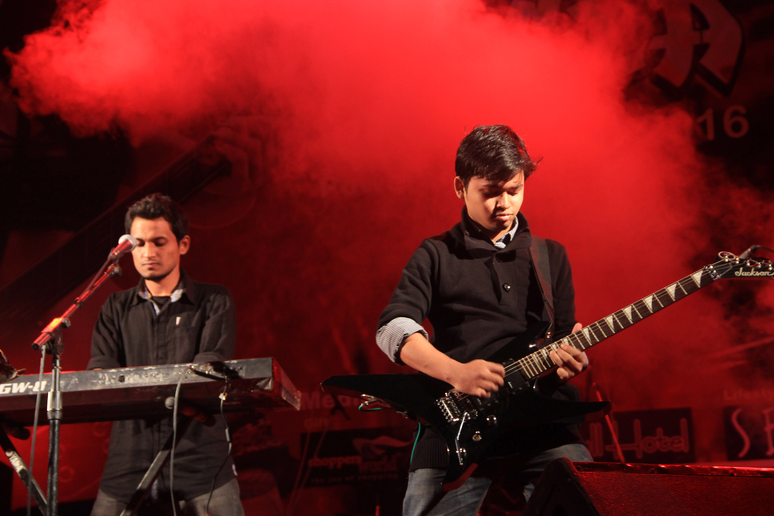 Samee with vocal Abdullah Al Farabi